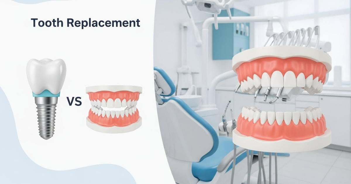Dental Implants vs Dentures: Which Tooth Replacement Option Is Right for You?